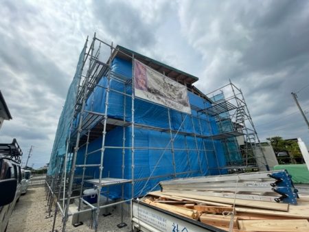 S様邸　建て方